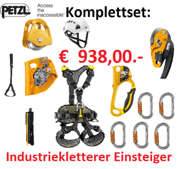 „PSA Petzl Komplettset“ für den Industriekletterer Einsteiger: